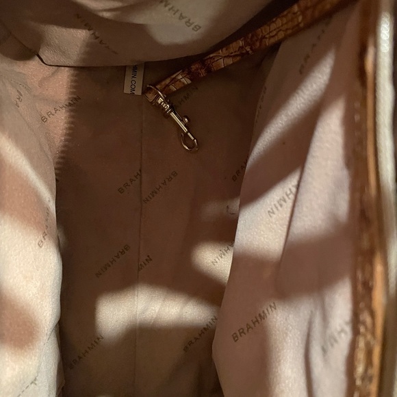 Brahmin Small Caroline Camel Sarfi  melbourne - Picture 8 of 11